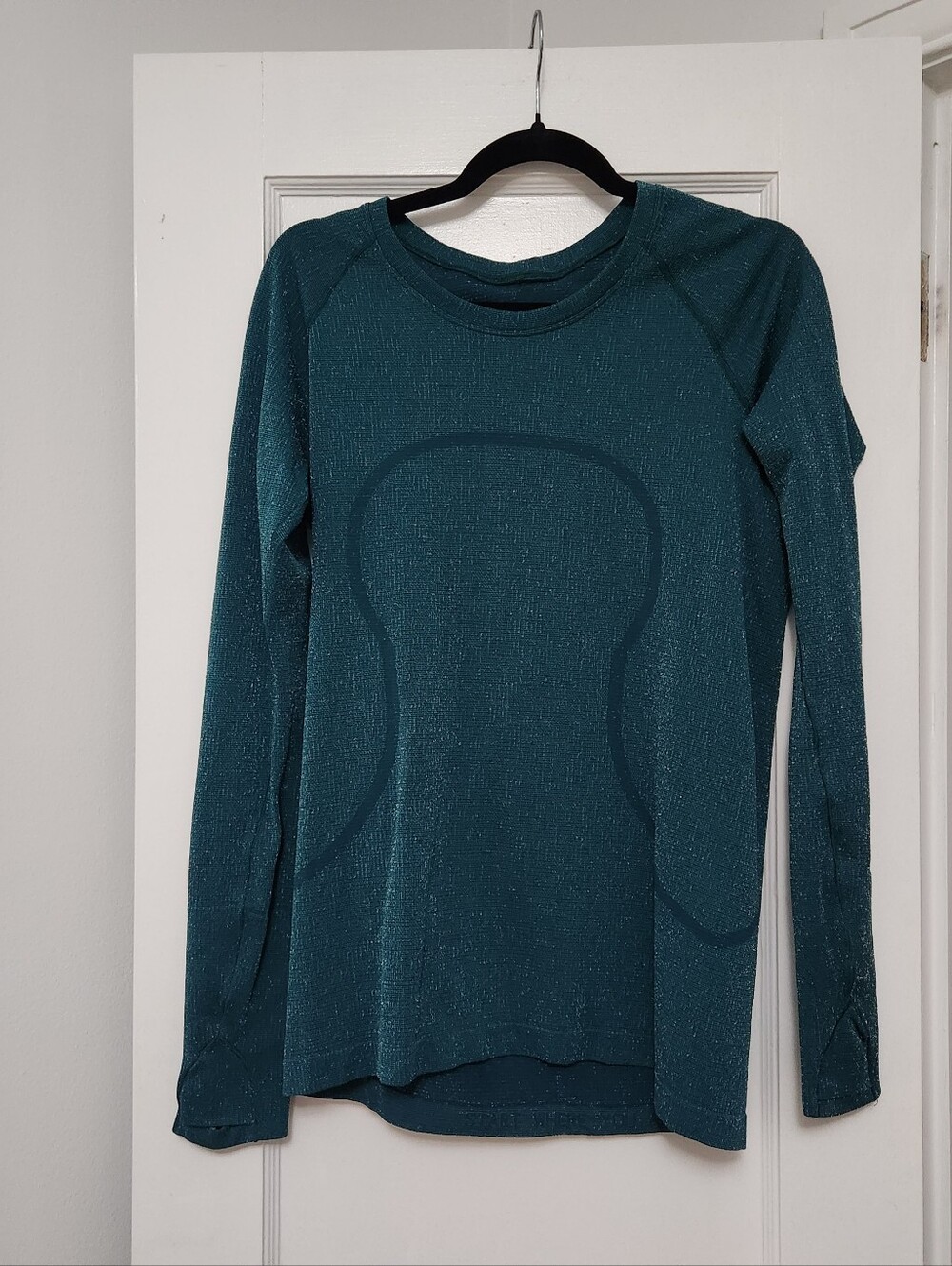 Lululemon Sparkle Swiftly Size 10 Blue Lagoon